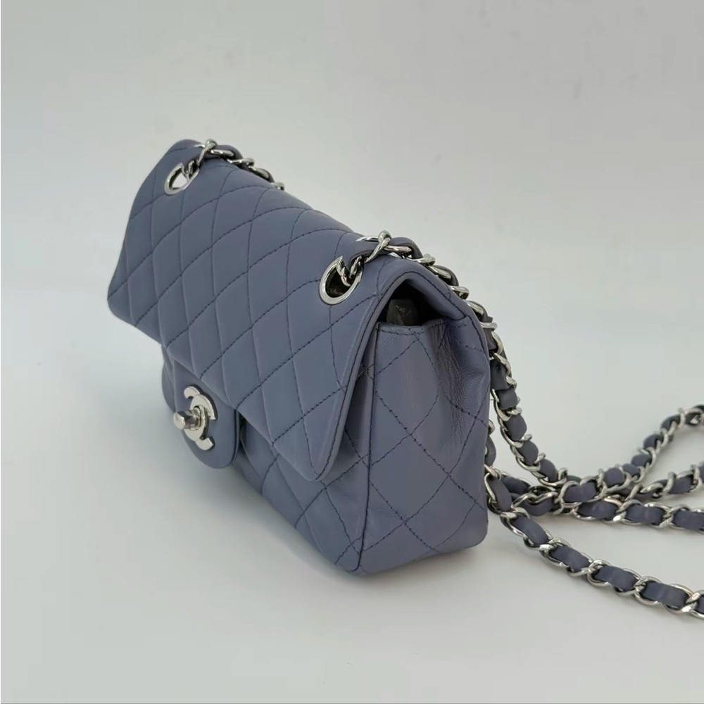 Chanel Mini Rectangular Bag In Lavender Lambskin - image 4